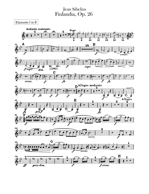 Clarinet 1, 2 (B♭)