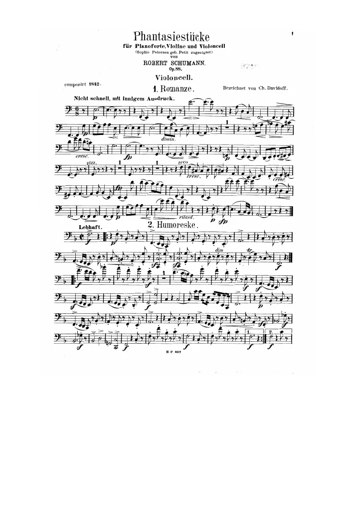 Cello part