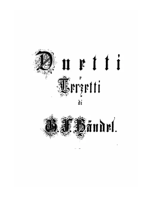 32a. Italienische Duette und Trios. - 2., vervollständigte Ausg. (1880)