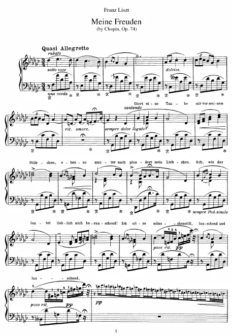 5. Moja pieszczotka (My Darling) (S.480/5)