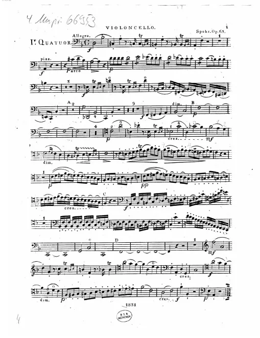 Quartet 1 - Cello