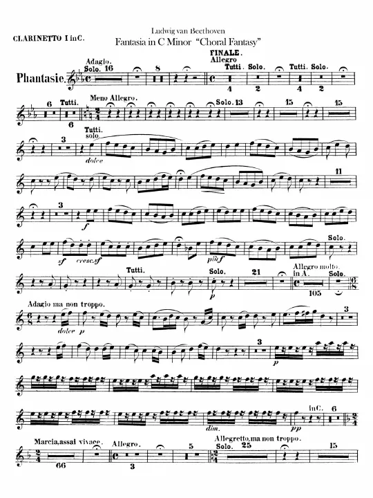 Clarinet 1, 2 (C and A)