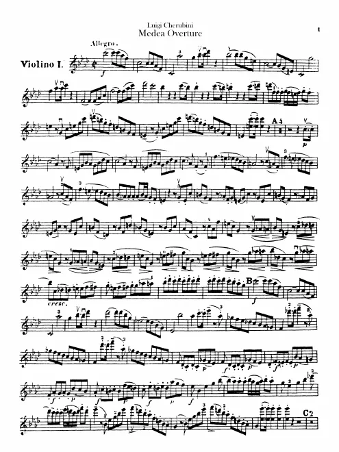 Violins I, II