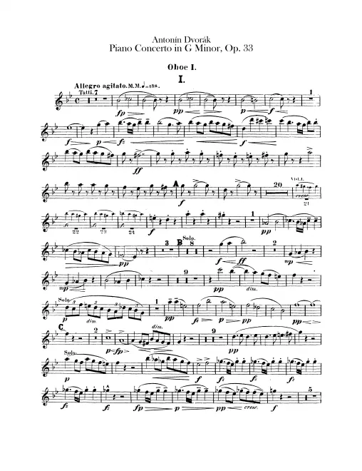 Oboe 1, 2