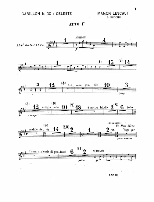 Glockenspiel/Celesta