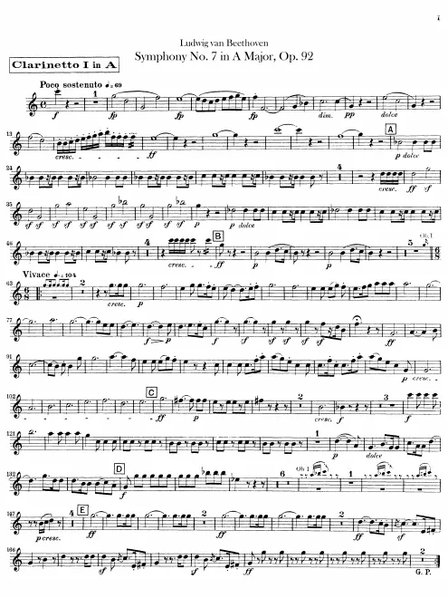 Clarinet 1, 2 (A)
