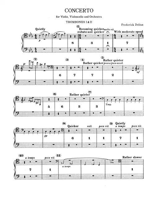 Trombone 1/2, 3, Tuba