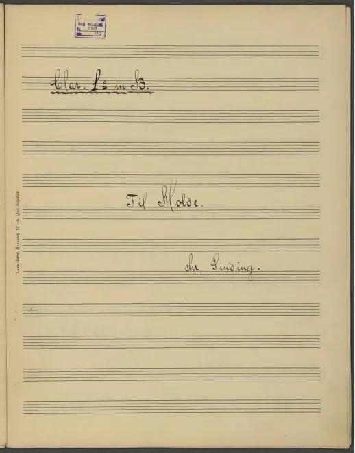 Clarinet 1, 2 (B)