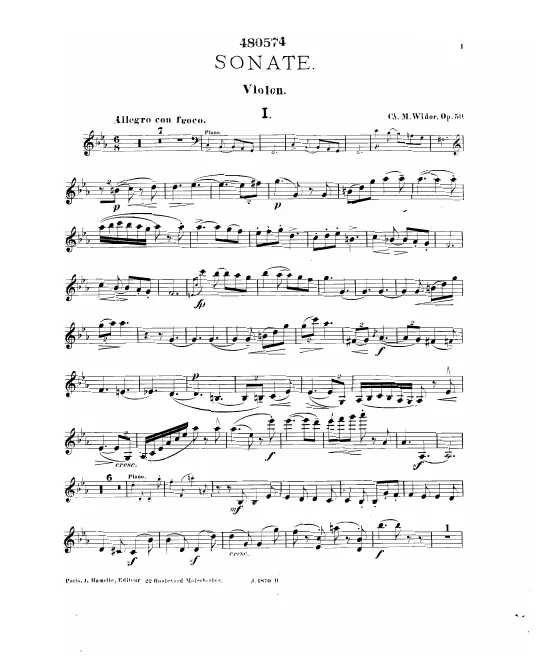 Violin part