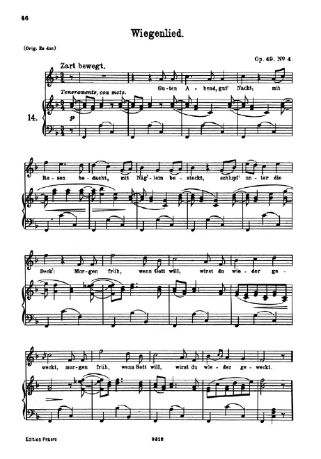 4. Wiegenlied