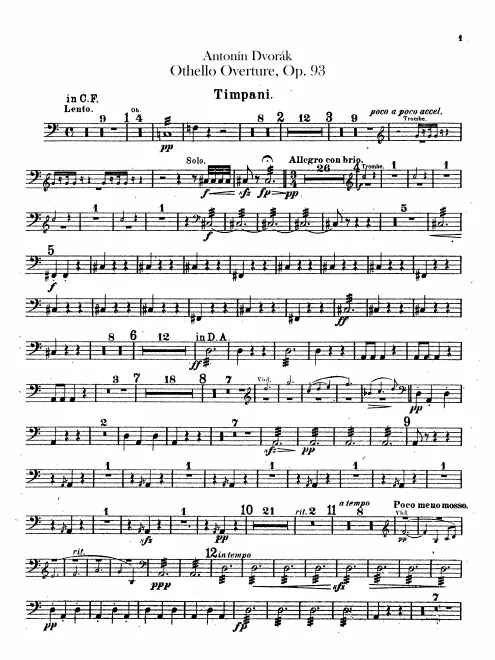 Timpani, Bass Drum / Cymbals