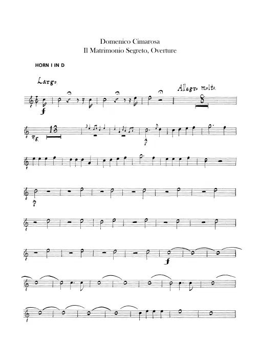 Horn 1, 2 (D)