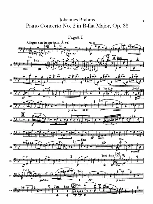 Bassoon 1, 2
