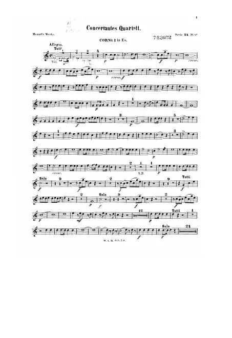 Horn 1 (in E)