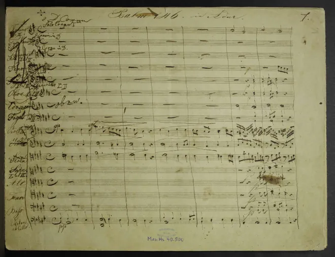 Incomplete Score (Fragment)