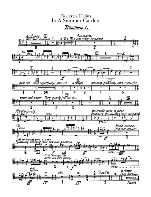 Trombone 1, 2, 3, Tuba
