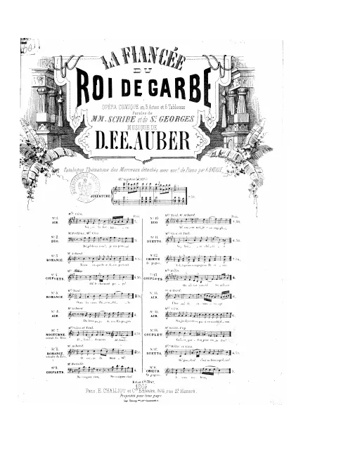 No.3, Romance: "Tiens regarde ce divin portrait" (Act I, No.3)