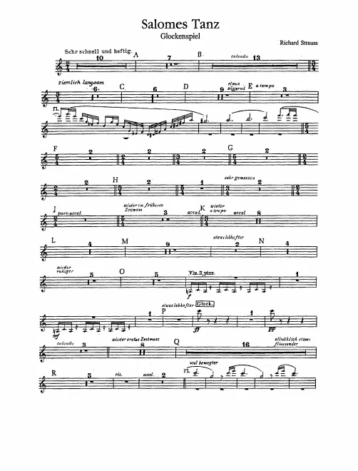 Glockenspiel (Salome Dance)