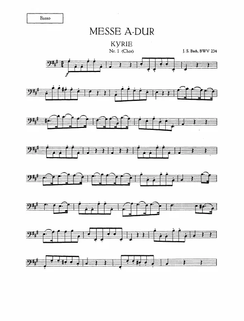 Continuo (Cellos/Basses)