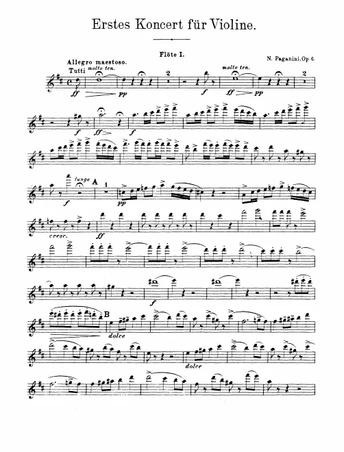 Flute 1, 2