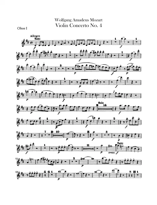 Oboe 1, 2