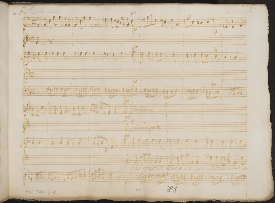 Act III, Sc.7. Aria of Eudossa: In bosco romito