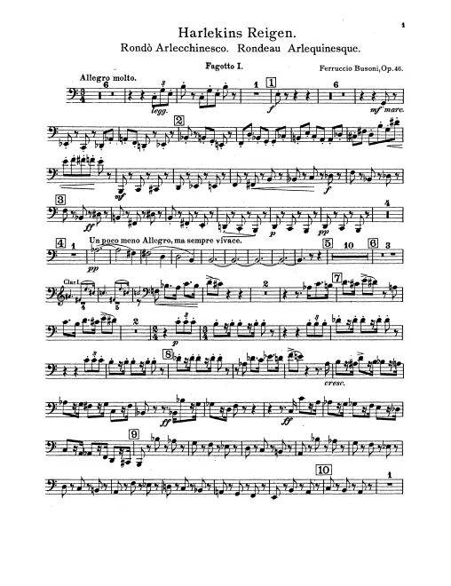 Bassoon 1, 2