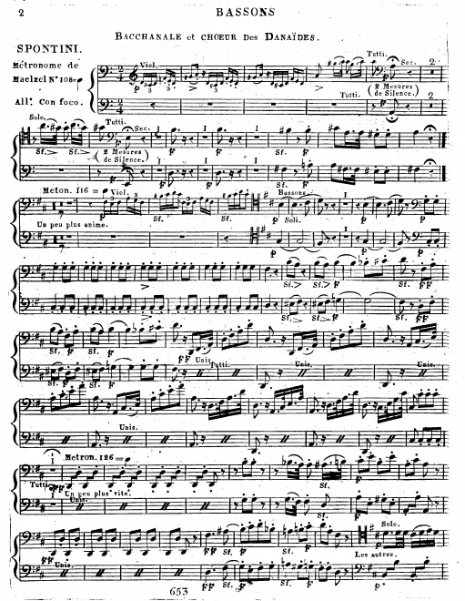 Bassoon 1, 2