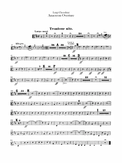 Trombone 1, 2, 3 (alto, tenor, bass)