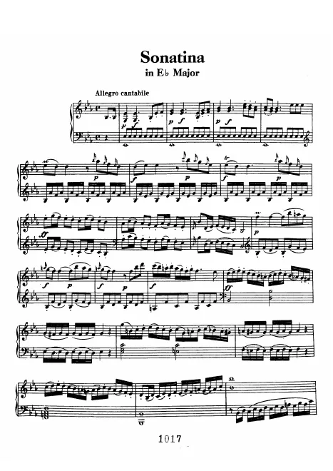Sonata No.1 in E major