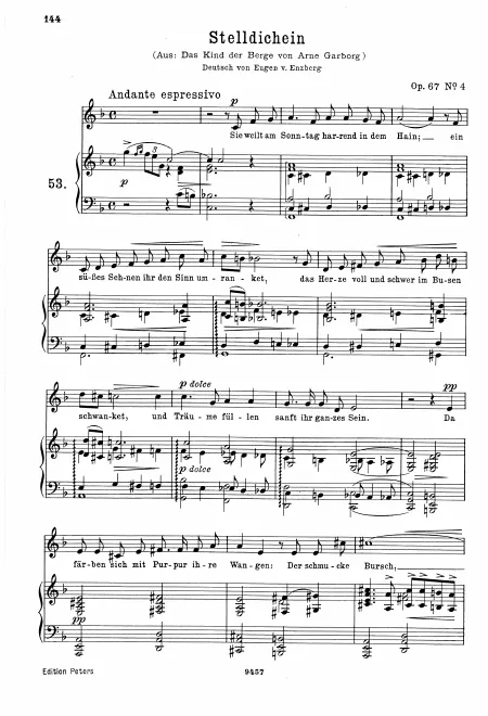 Complete Score (original / high key, )