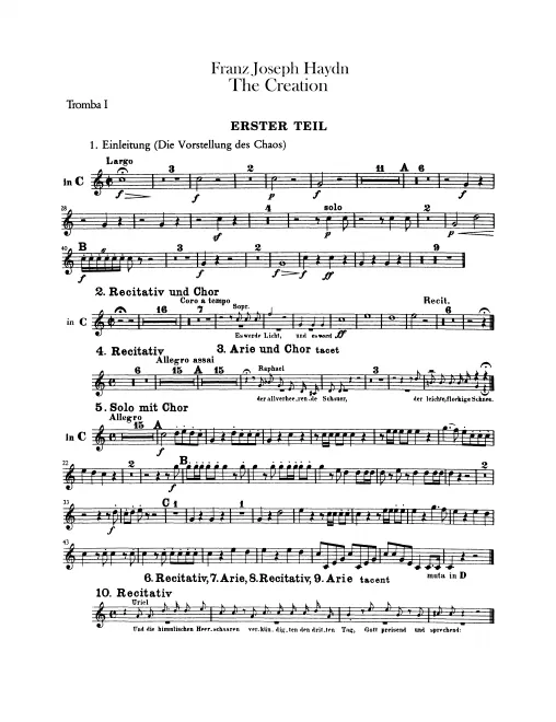 Trumpet 1, 2 (C/D/B)
