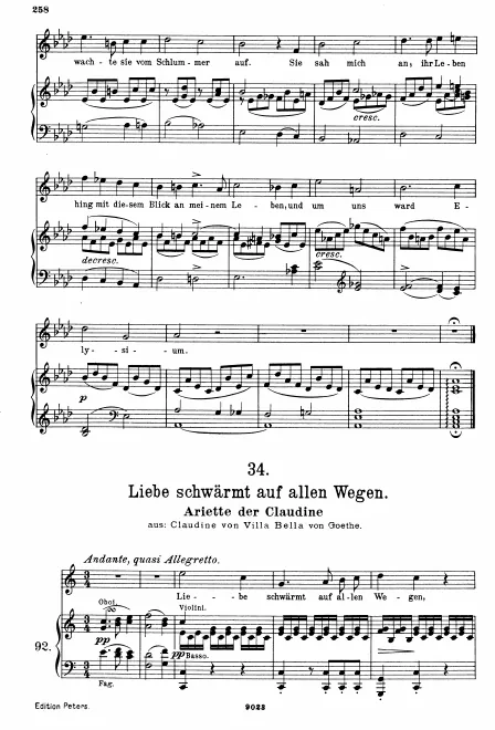 6. Arietta: 'Liebe schwärmt auf allen Wegen' (filter)