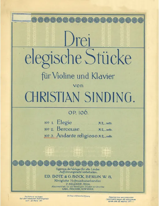 Complete Score and Violin Part