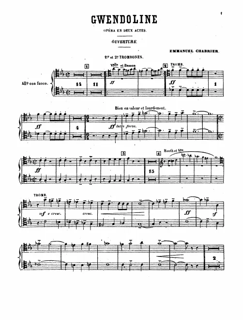 Trombone 1/2, 3, Tuba