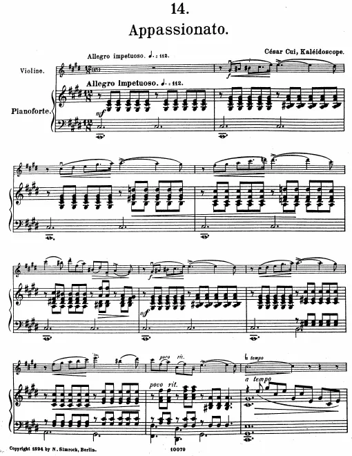 14. Appassionato