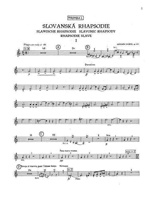 Trumpet 1, 2 (F/D)