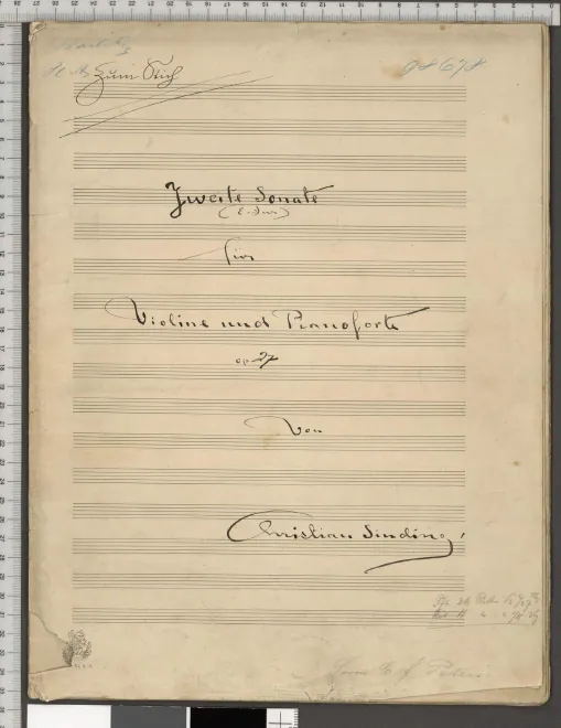 Complete score and violin part