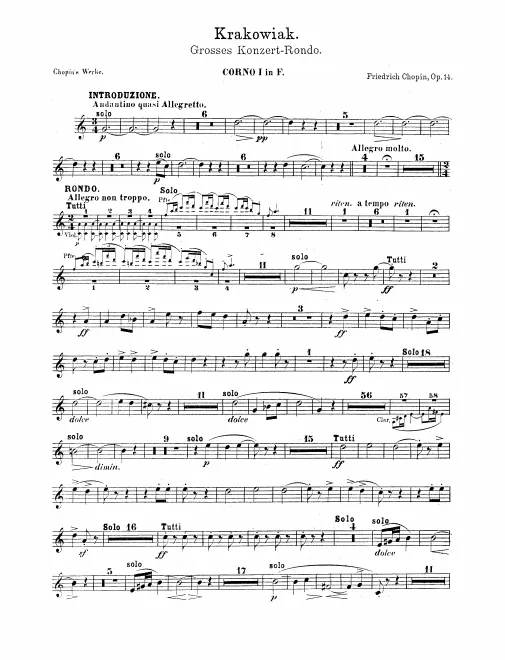 Horn 1, 2 (F)