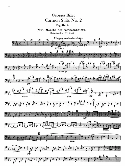 Bassoon 1, 2