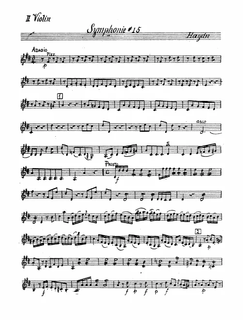 Violins II