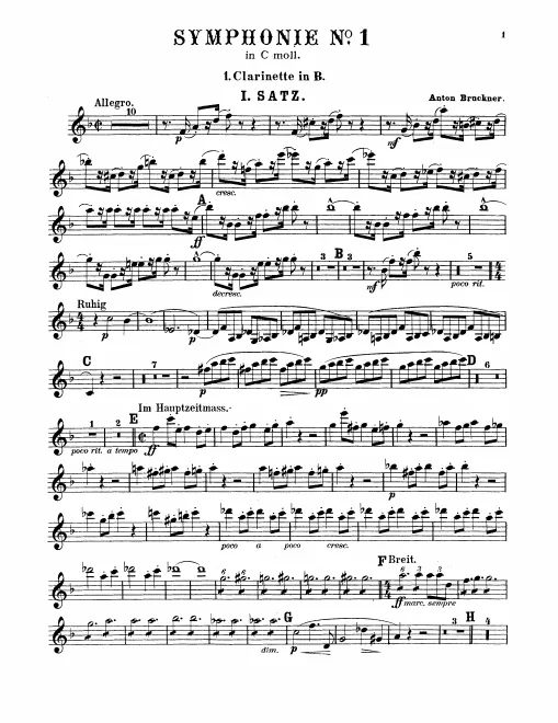 Clarinet 1, 2 (B)