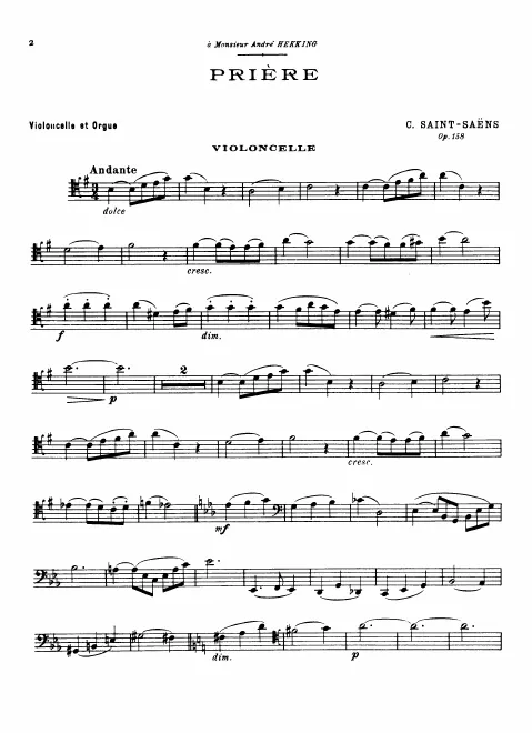 Complete Score and Cello Part