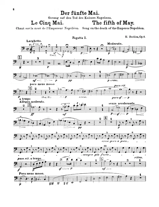 Bassoon 1, 2, 3, 4