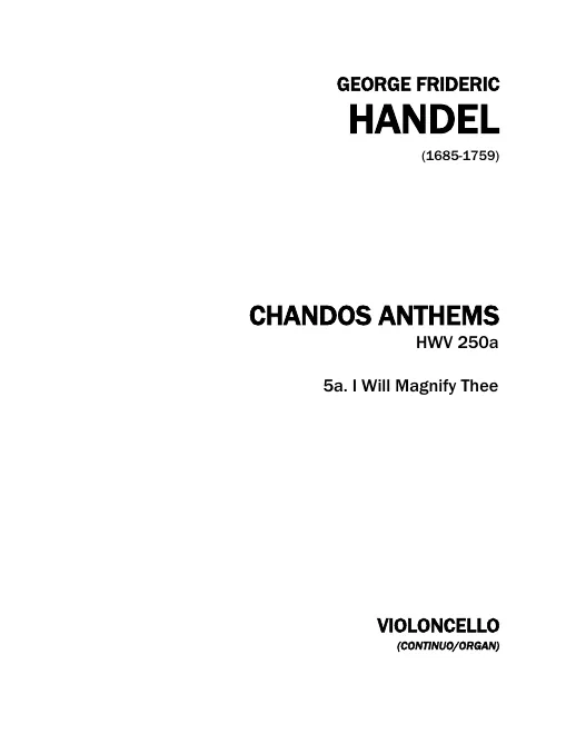 Cellos (Continuo/Organ)