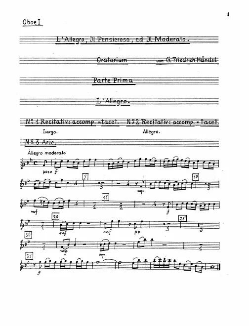 Oboe 1, 2