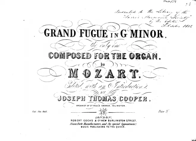 Complete Score (Organ)