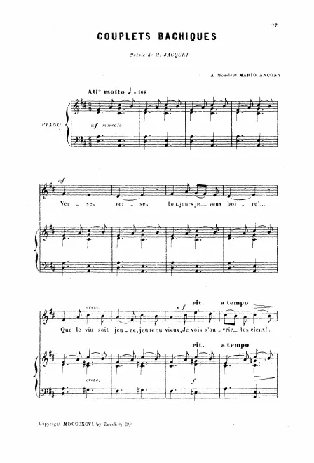 For low voice