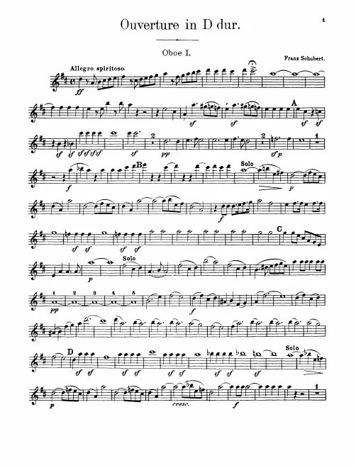 Oboe 1, 2