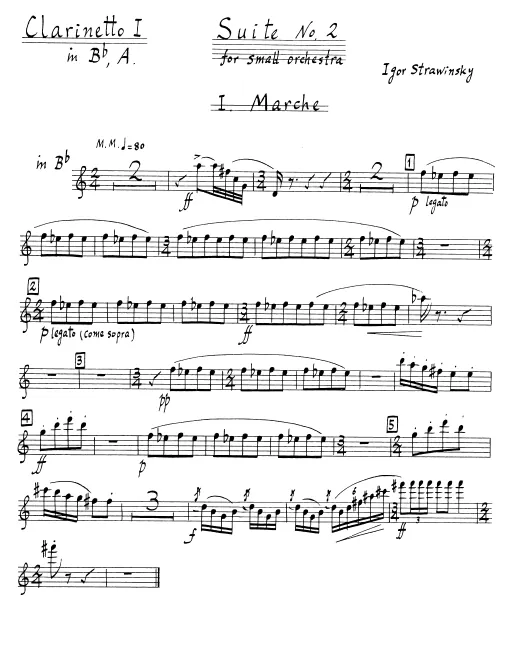 Clarinet 1, 2 (B/A)